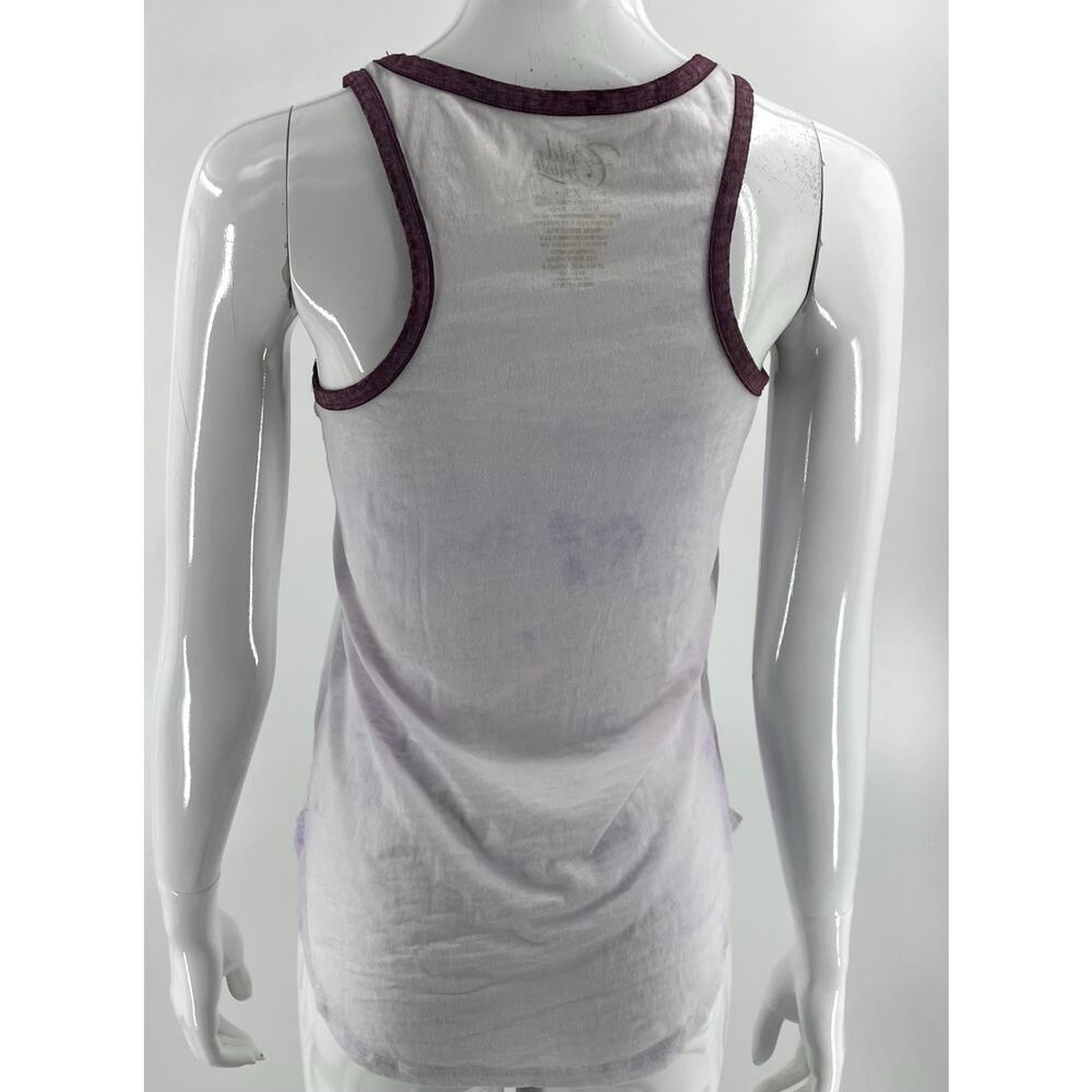 Cold Crush Womens Tank Top XS White Red Burnout Life is Tough So Are You Graphic - Picture 3 of 4